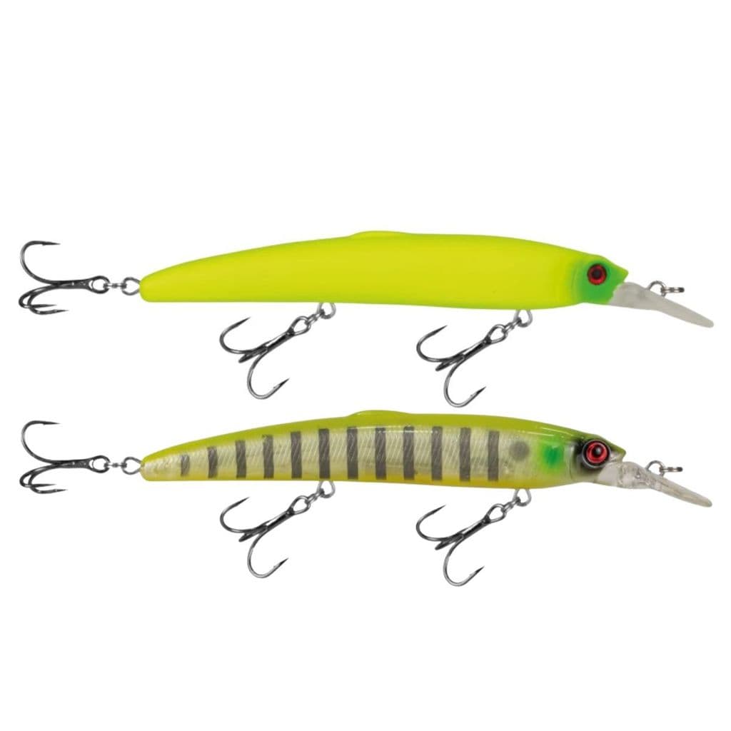 KIT C/2 ISCAS ARTIFICIAIS JIN DEEP 110 COR CARA/AM PNC ORIGINAL