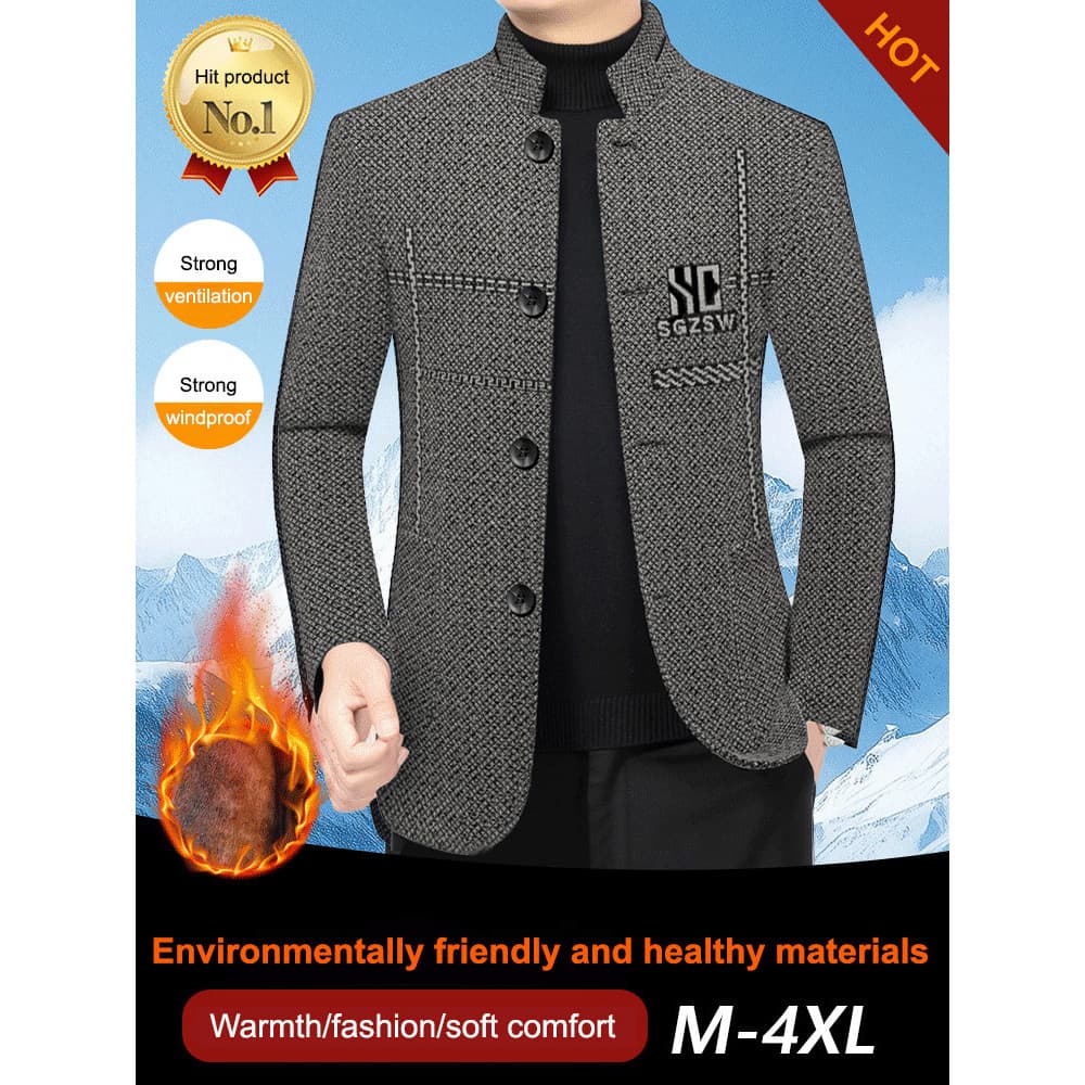 【Estilo Sofisticado】[Qualidade Premium] Blazer Masculino Casual Confortável Para Trabalho E Uso Diário Blazer/Moda/Traba