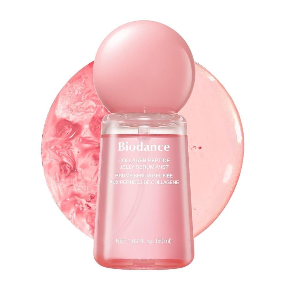 BIODANCE Collagen Peptide Gel Essence Spray, Spray Facial Hidratante, Spray de Hidrogel, Acessórios de Viagem para Mulhe