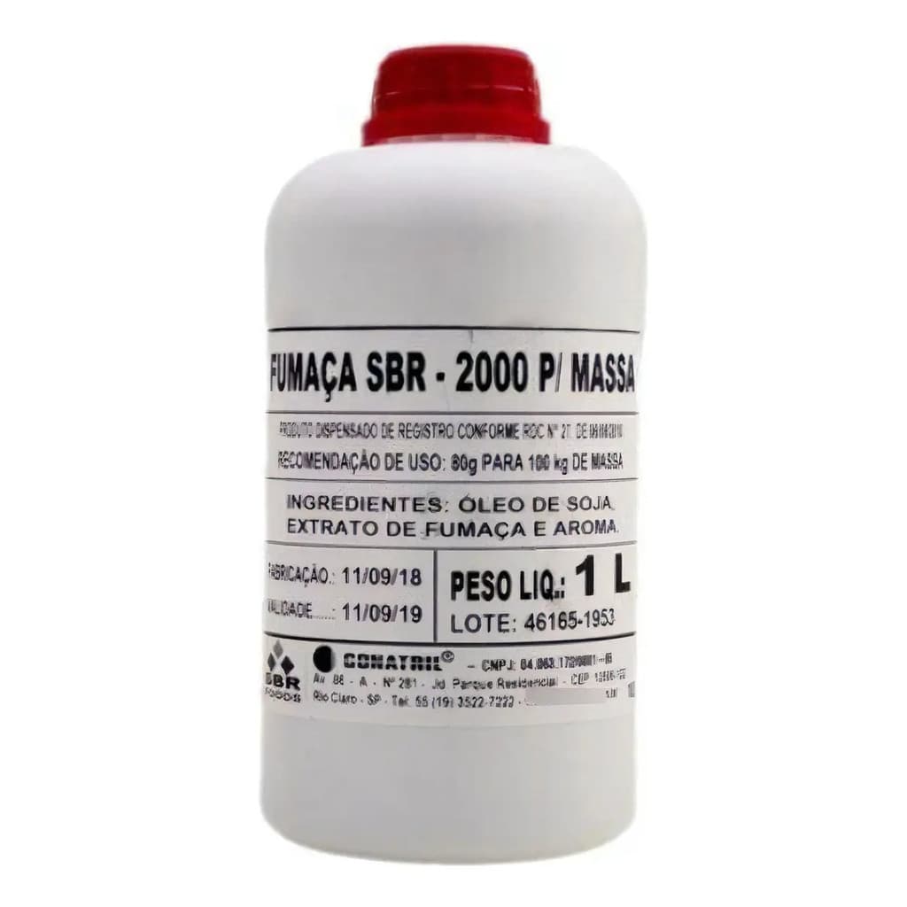 Fumaça Líquida 1l Extrato Concentrado - Sabor Defumado Top