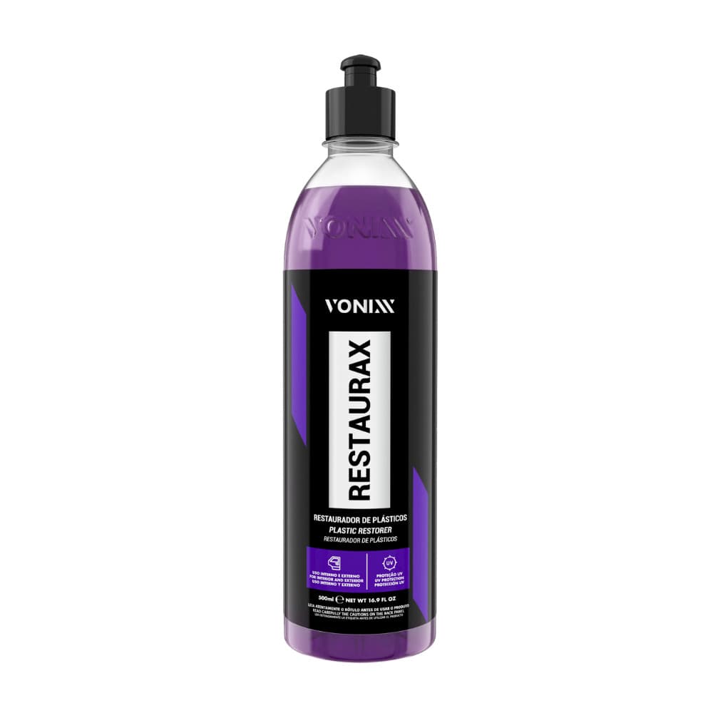 Renovador de Plásticos Interno e Externo Restaurax Vonixx 500ml