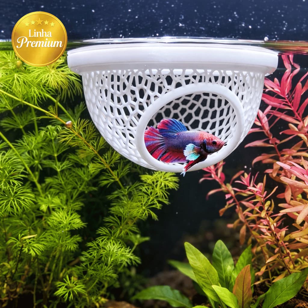 Betta Peixe Flutuante Escondendo Caverna Aquário Cama Resto Almofada Decoração Do