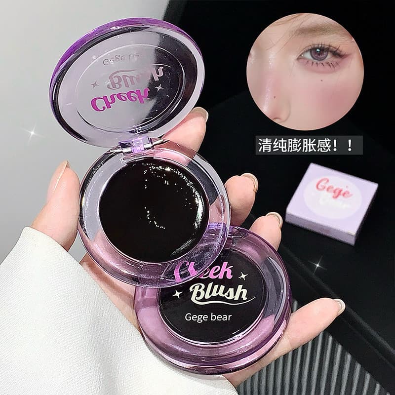 Gegebear Black Magic Transparent Blush Natural Brightening Tez Revelando Atmosfera Macia Derretendo Rouge Creme