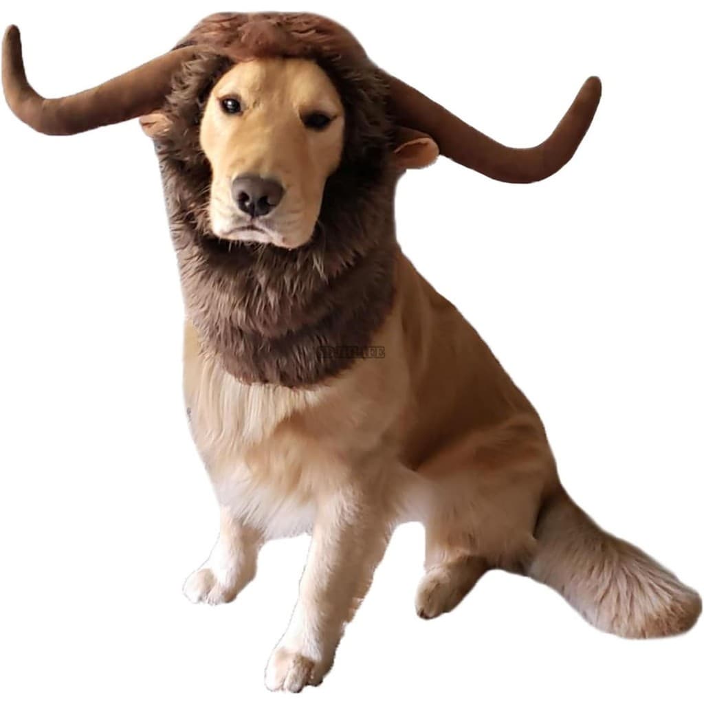 Fantasia De Juba De Leão De Estimação Para Cães E Gatos Peruca De Pelúcia Macia Com Orelhas Festas De Natal De Halloween