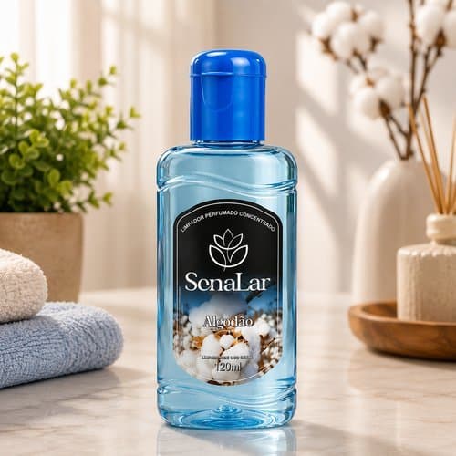 Limpador Concentrado Perfumado Algodao Poder Limpeza Fragrancia Suave 120ml