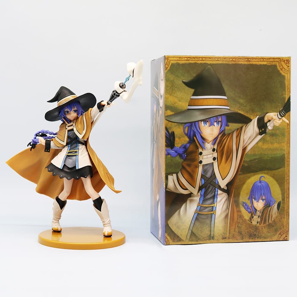 Figura de Ação da Garota Mágica Roxy Miguida de 25cm "Jobless Reincarnation" Anime PVC Modelo Colecionável para Adultos