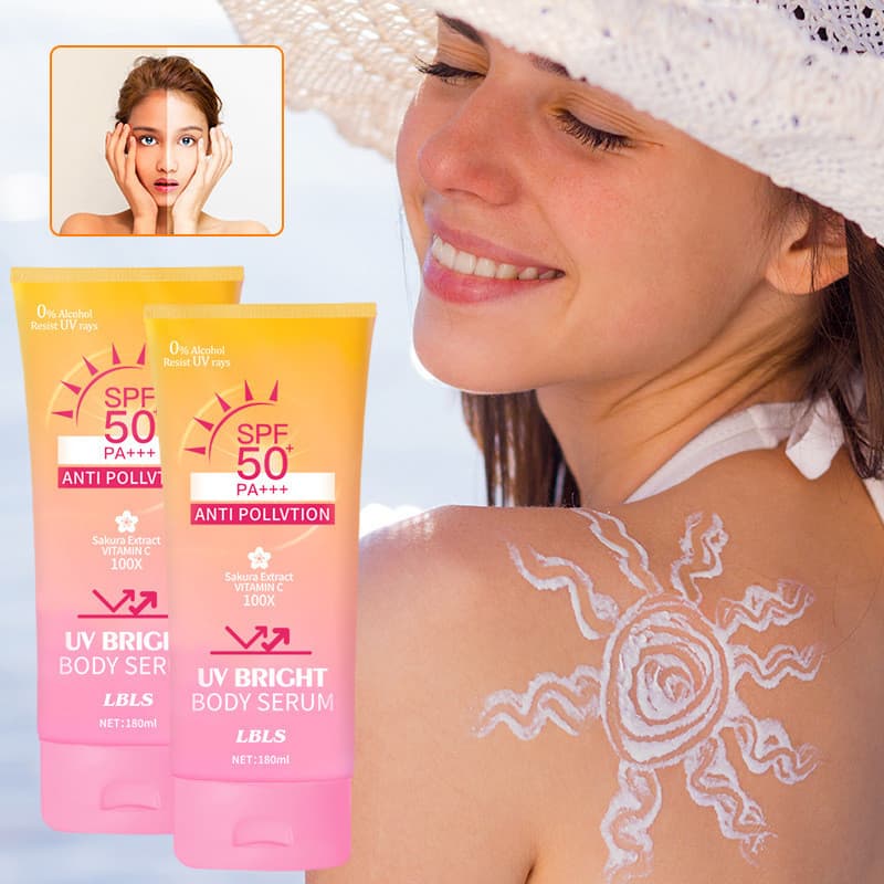 Loção de proteção ultravioleta PROTETOR SOLAR à prova d'água à prova de suor Anti-ultravioleta hidratante refrescante