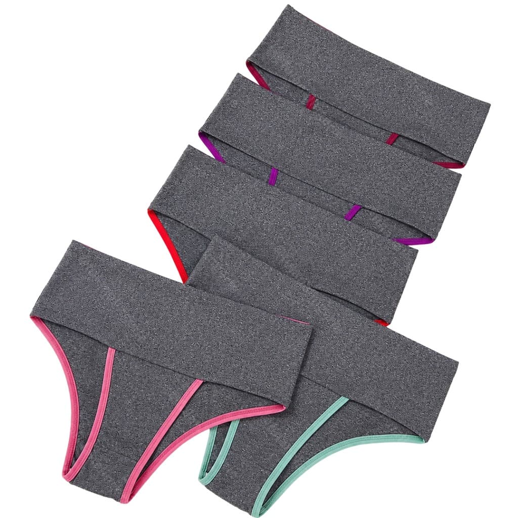 Kit Calcinhas Cós Alto Cós Duplo Na Barriga Fitness Segura Barriga - Paloma