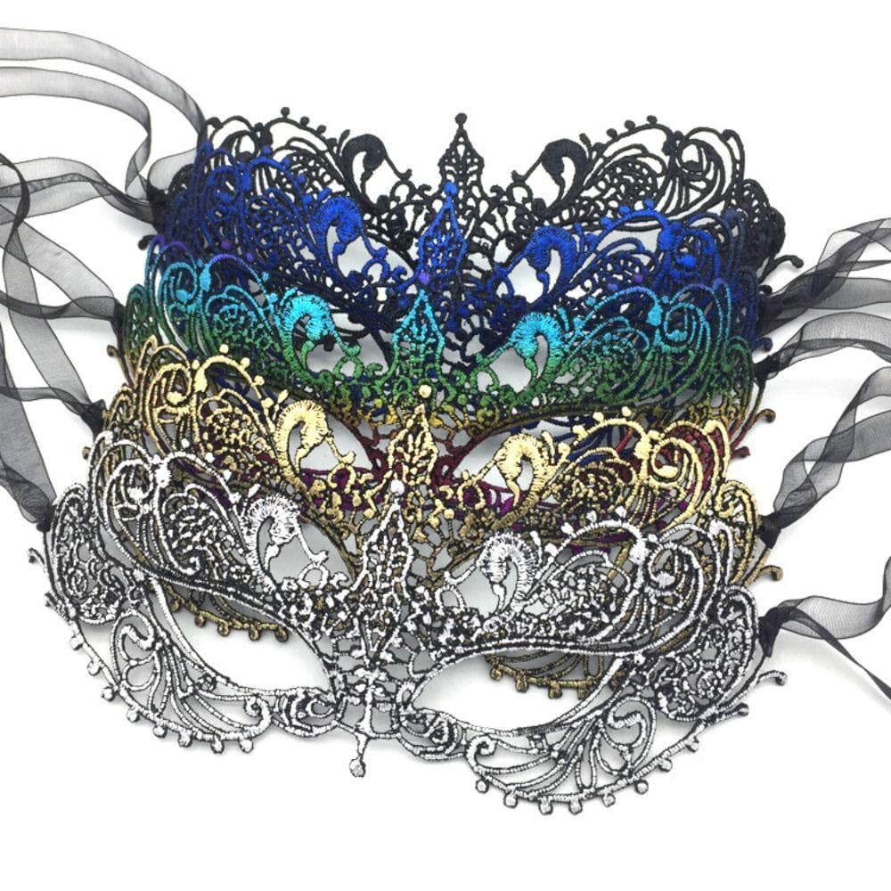 VAGF QQMALL1 Máscaras de Dança Rainha para Mulheres, Acessório de Fantasia para Halloween, Cosplay, Baile de Formatura e