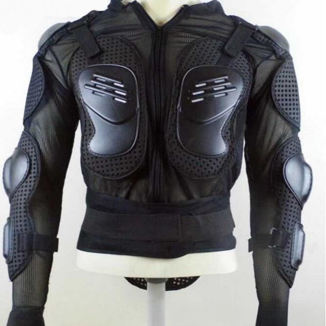 Jaqueta De Armadura De Motocicleta , Equipamento De Piloto , Malha Respirável , Proteção Traseira Do Peito Cotovelo Ombr