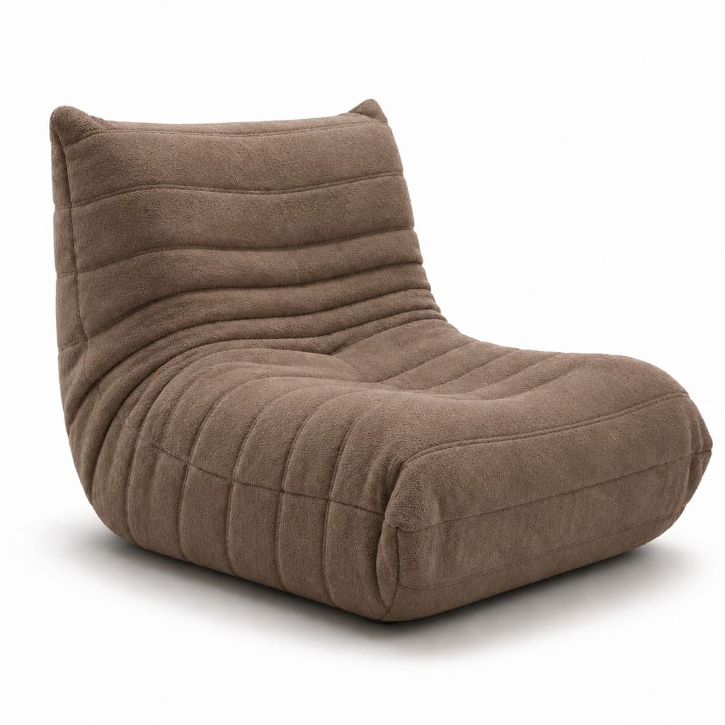 DESPUMALAR Poltrona Estilo Togo Sofá Puff Premium Design Moderno Sala Estar Quarto Confortável