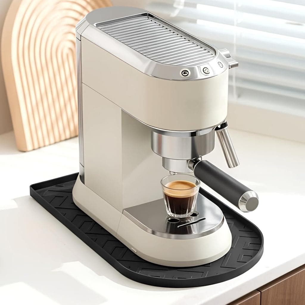 Tapete para Café, 15,8"x 7,8" em Tecido Bar Mat para Bancada, Resistente ao Calor, Antiderrapante, À Prova de Vazamentos