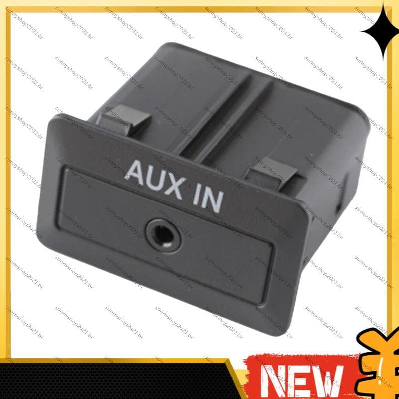 [Best S] AUX Audio Socket Center Console Interface TD74-66-DFX-5717 1pcs Carro Para 3 2010-2013 Plugue De Conexão De Áud