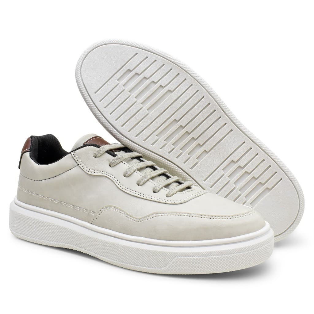 Tênis Masculino Casual Sneaker Moderno Sola Alta Dia a Dia Festas
