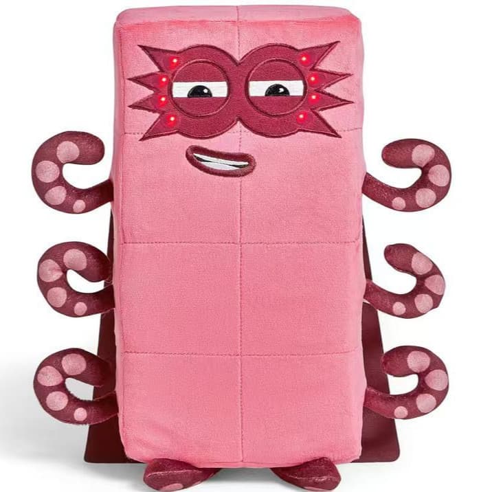 Boneco de Pelúcia Inseto Rosa Nmberblocks