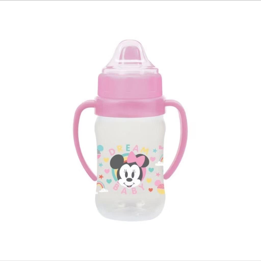 Super Copo Treinamento 400 Minnie c/ Alças Bico Redutor de Pingos