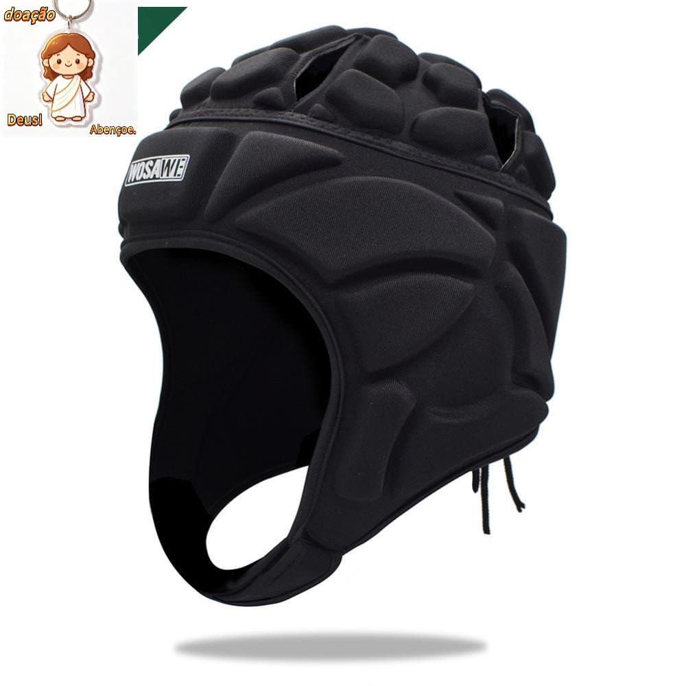 1Pc EVA Ajustável Anti-Colisão Choque-Absorção De Capacete De Esqui Goleiro Rugby Equipamento De Proteção Esportiva C1F9