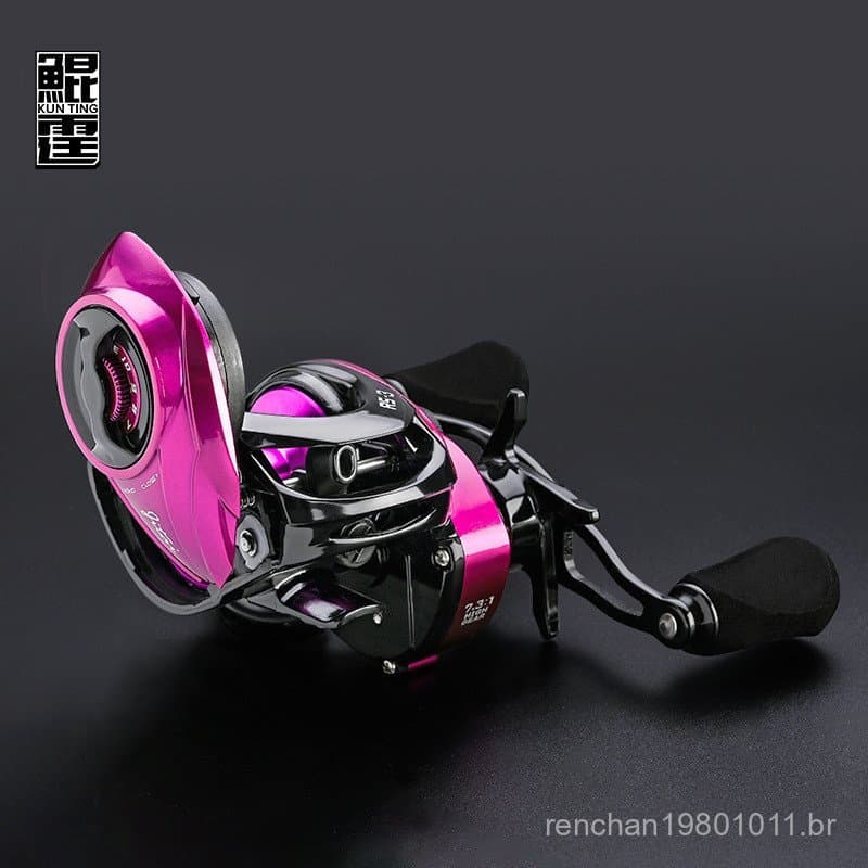 Carretilha Kunteng Cross-Border RS-3 Water Drop com Freio de Fibra de Carbono, Força de Arrasto de 8kg para Pesca de Lon