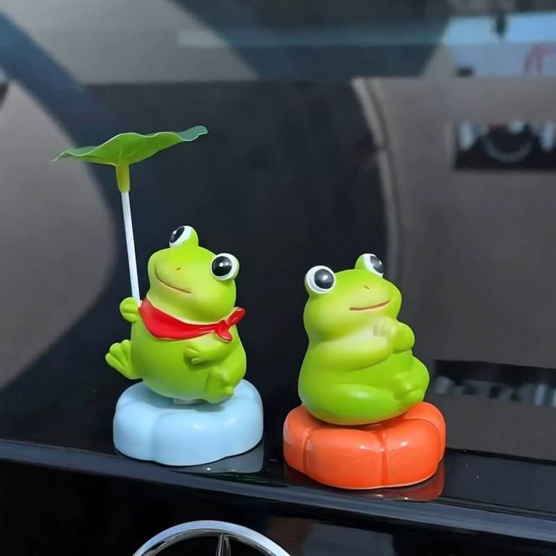 Bonito bonito engraçado sapo ornamentos carro 2026 Console central decoração do carro dos desenhos animados novo estilo
