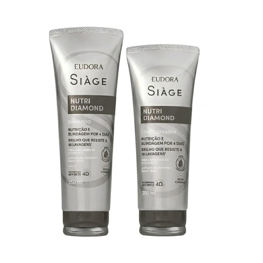 Combo Siàge Nutri Diamond: Shampoo 250ml + Condicionador 200ml