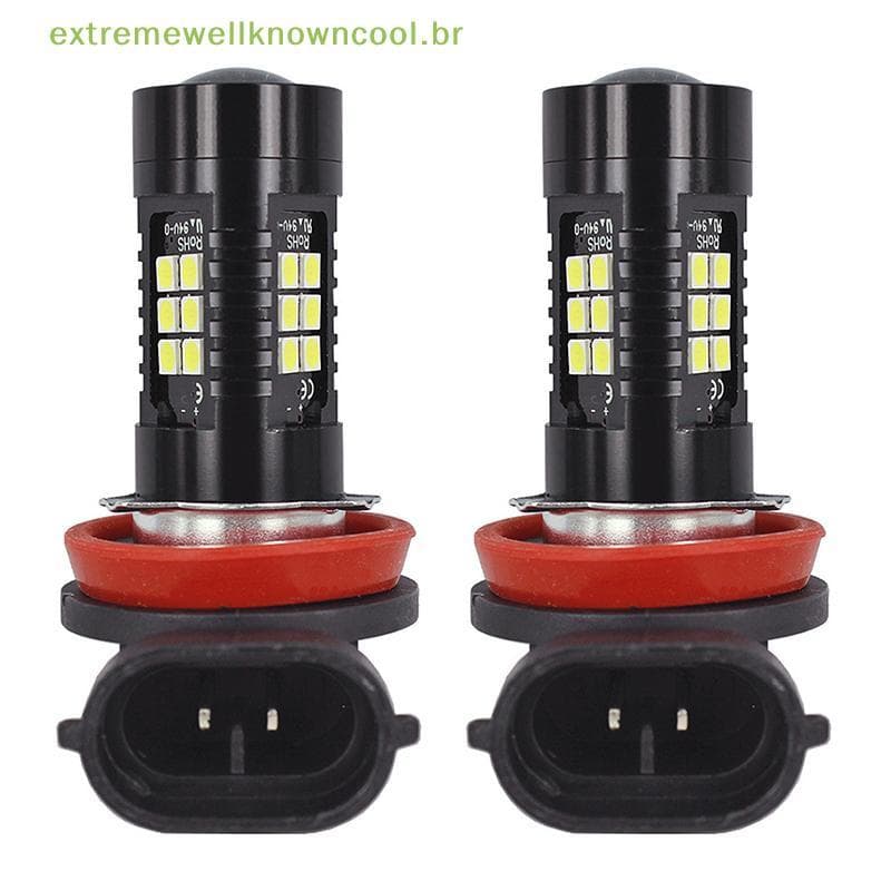 EWC H8 H11 Led Luzes De Nevoeiro Lâmpada 3030SMD 1200LM 6000K Condução Do Carro Auto Leds Luz Quente