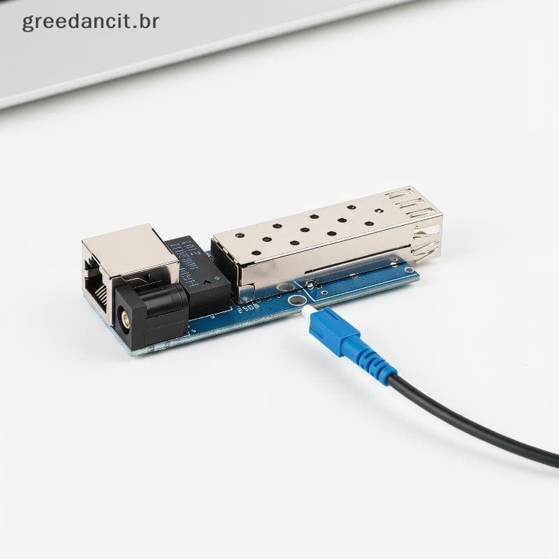 Placa Principal Do Transceptor Gigabit Da-Mãe DC 5-12V 10/100/1000M Transmissão Anti-Jamming De Alta Velocidade Para Red