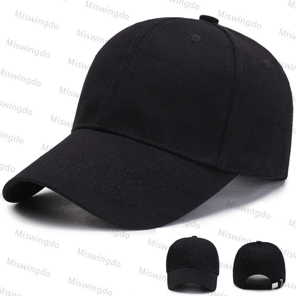 MISWINGDO Boné Esportivo Preto Proteção UV Masculino Feminino Verão Chapéu