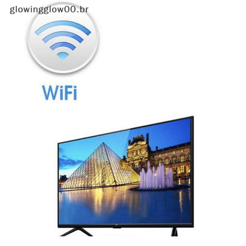 glowingglow Smart TV Para UWA-BR100 Wifi Adaptador LAN USB Sem Fio Repetidor BR