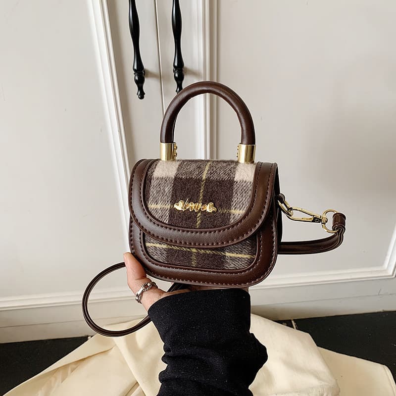 Nova bolsa de ombro infantil, bolsa de moedas moderna e versátil, bolsa para batom feminina, mini bolsa transversal da m