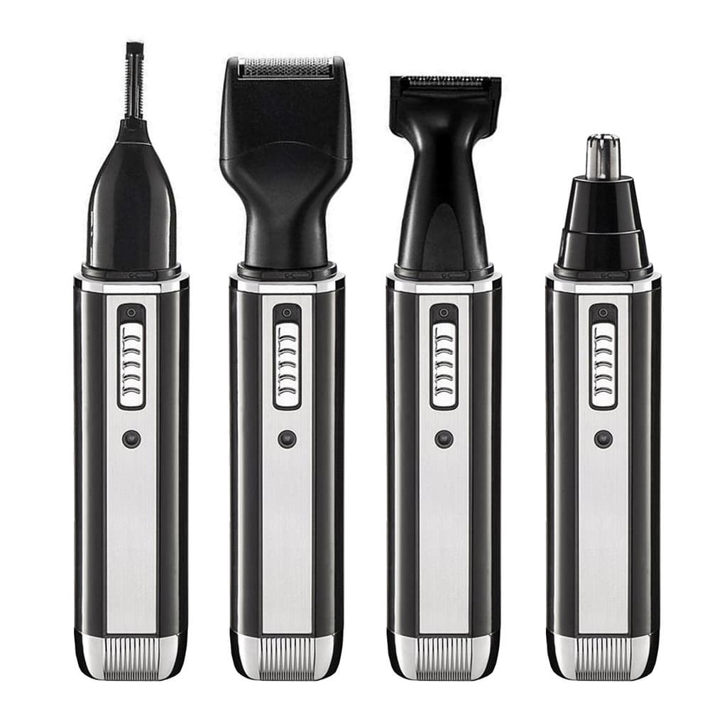 Venda quente novo produto 4 em 1 multifuncional masculino aparador de pêlos do nariz costeletas aparador de sobrancelha