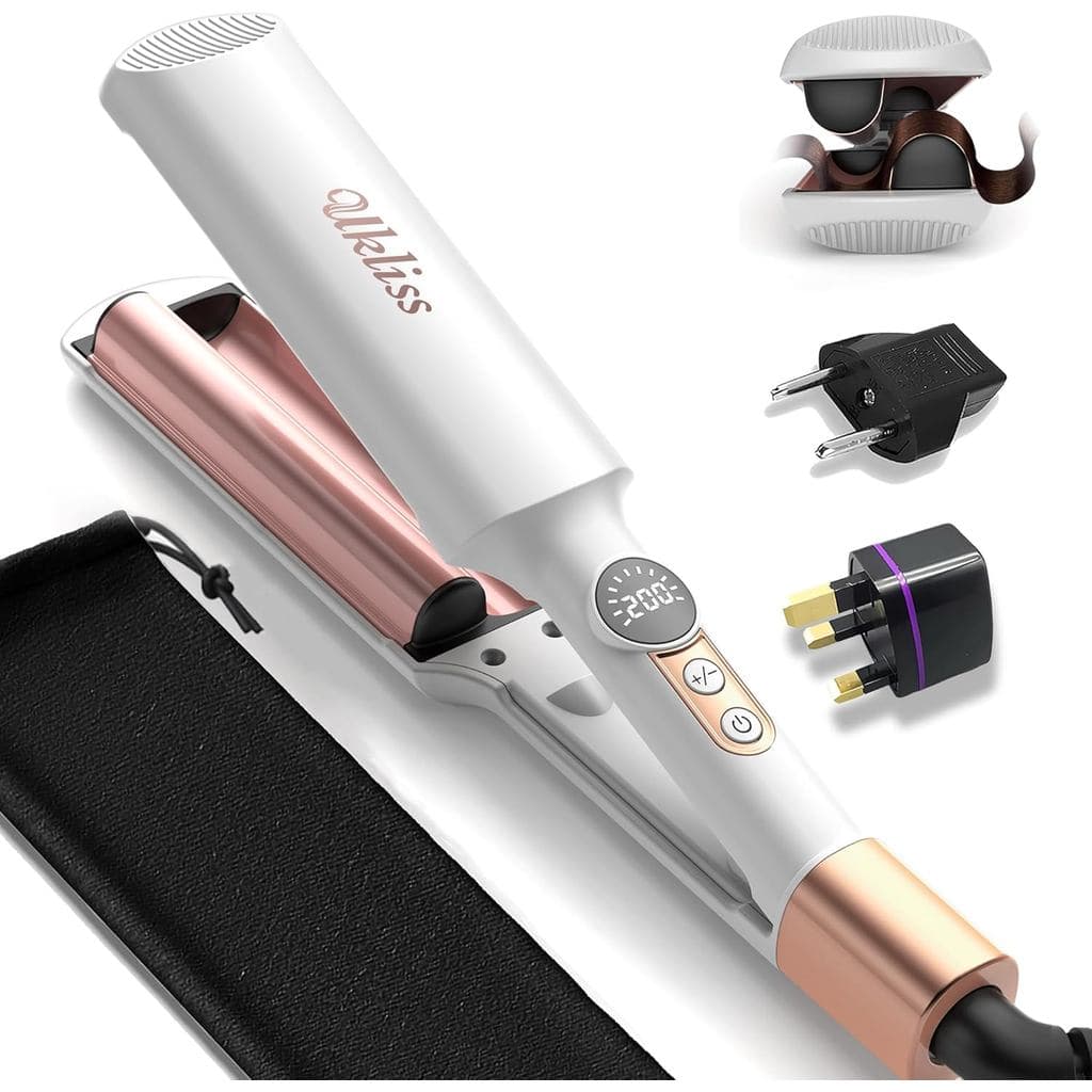 Ukliss Mini Waver - Modelador de Cabelo para Mulheres com Cabelo Curto, 0,4 polegadas, Modelador de Cachos Pequeno de Du