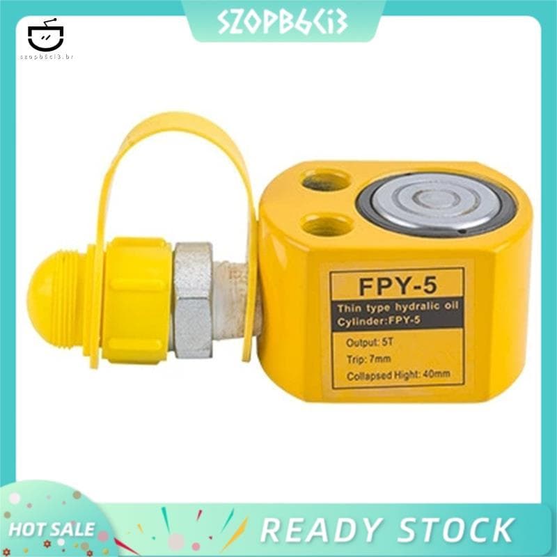 [szopb6ci3 . br] Macaco De Elevação Hidráulico Vertical Manual Ultrafino 5T Split Booster Hydrocilinder Portátil