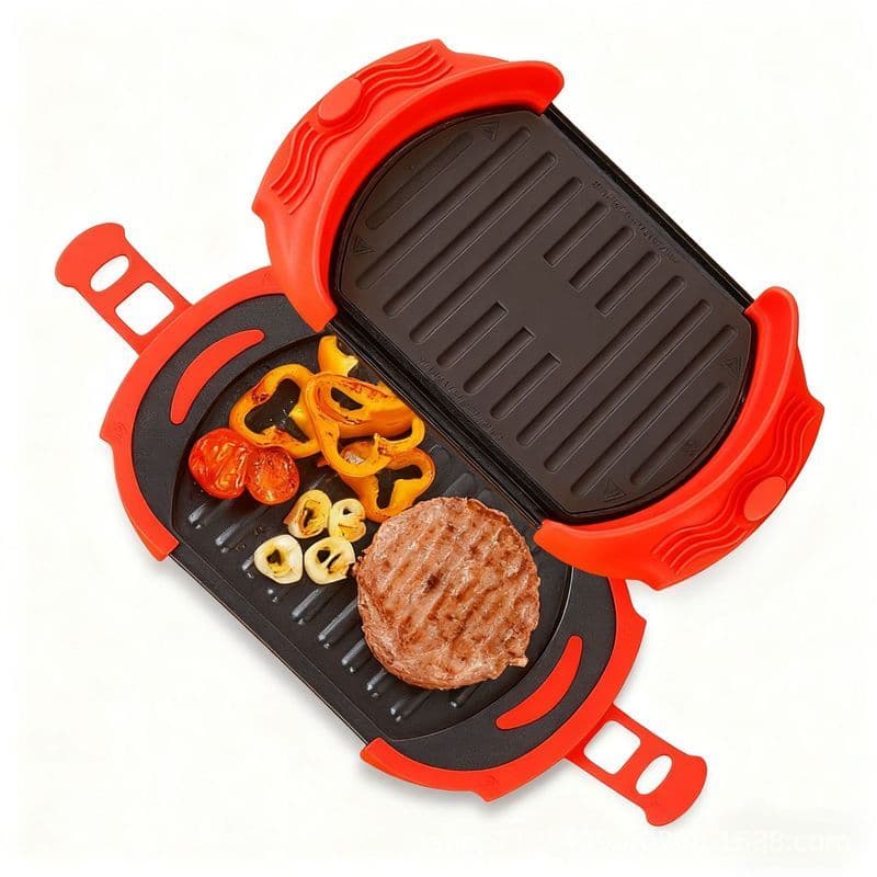 Sanduicheira assadeira dupla face sanduicheira multifuncional forno de microondas dedicado Silicone assadeira torradeira