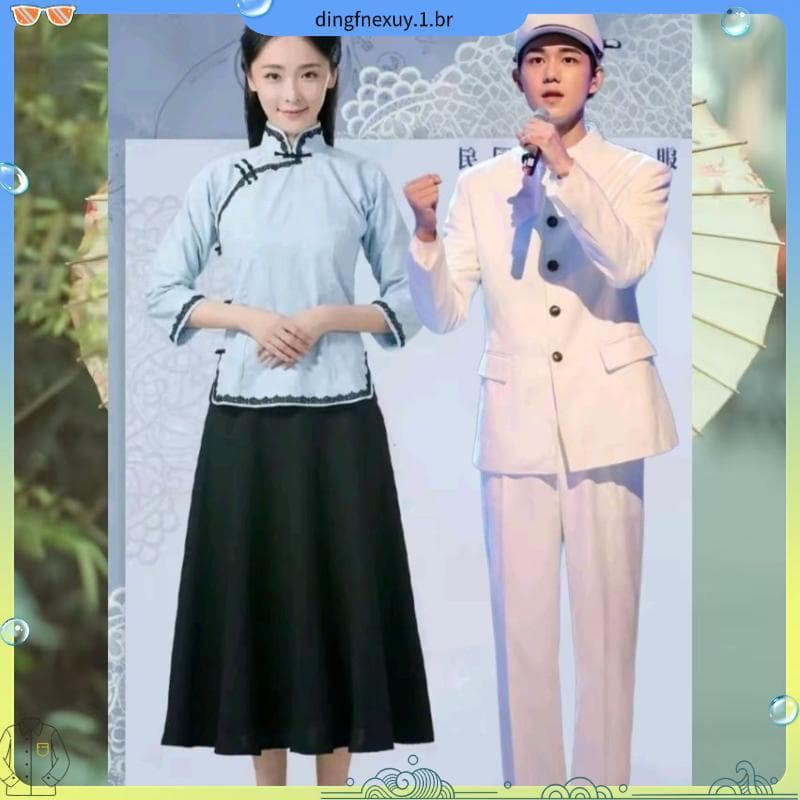 Zhongshan terno quinto quarta juventude república da china Drama traje masculino república da china gola alta terno estu