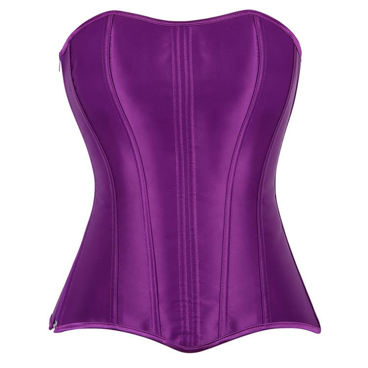 [Novo produto] Top modelador corporal em tecido sedoso com zíper [Venda quente]