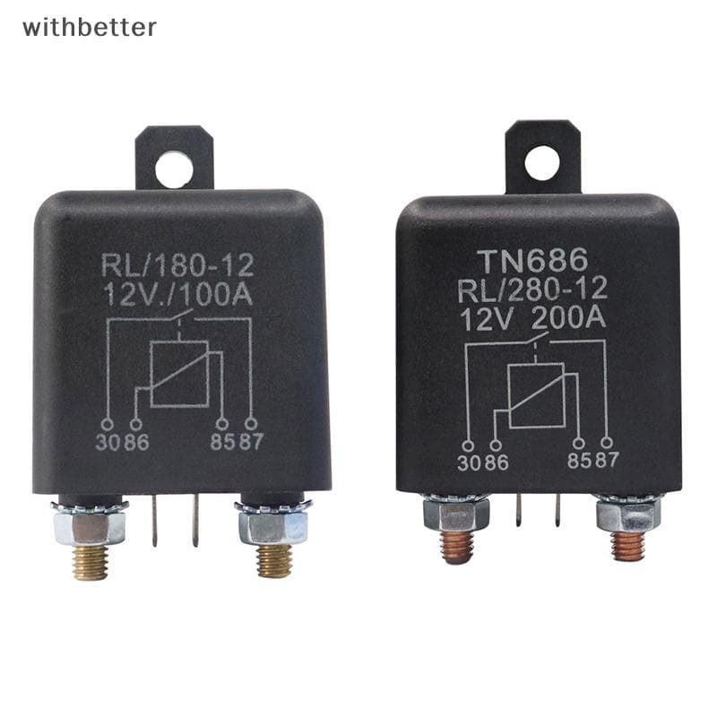 Relé De Partida Automotivo Do Alta Corrente 200A 100A 12V/24V