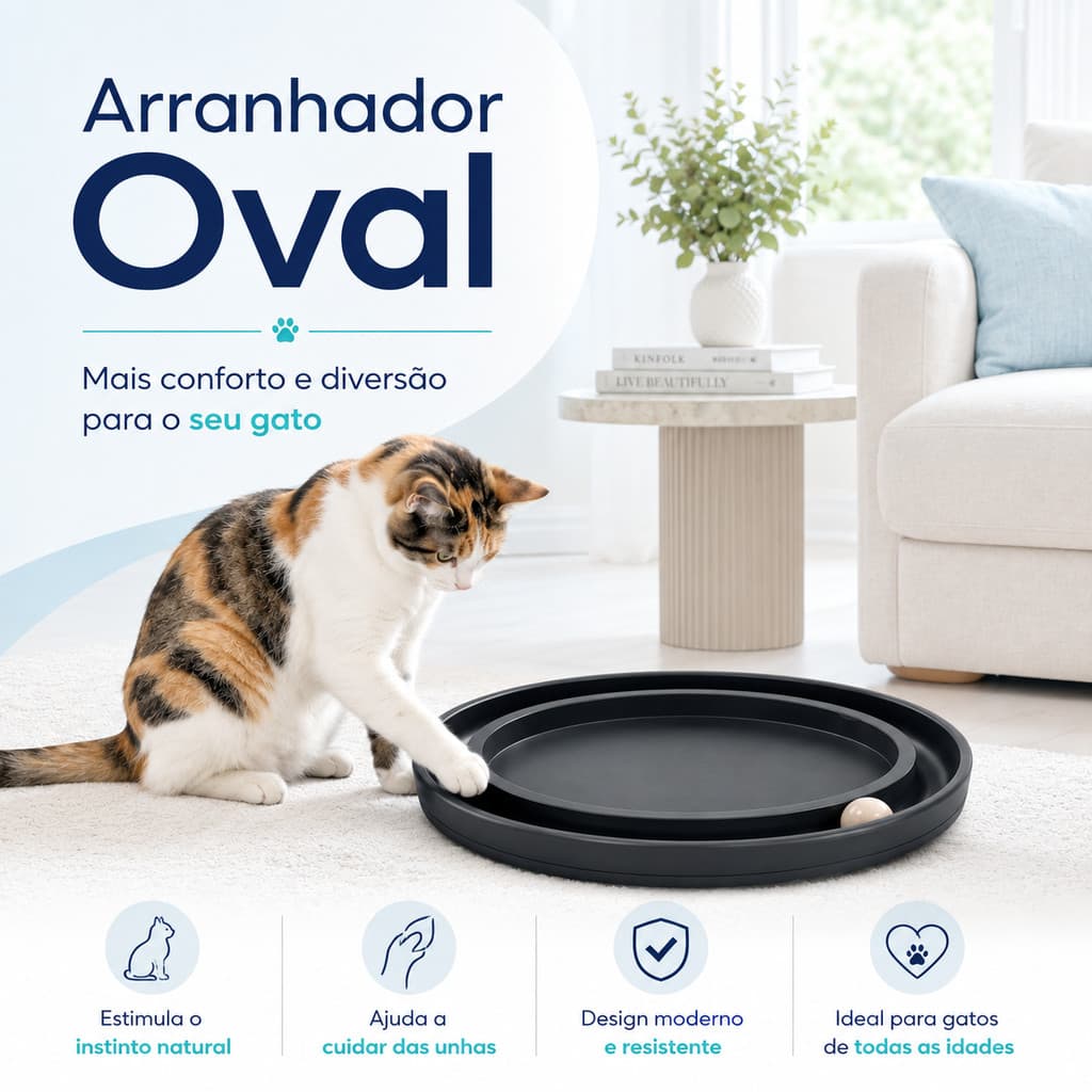 Arranhador Gato Pet Animais Felino Brinquedo Relaxante Confortavel Anti Estresse Petshop Casa Divertido
