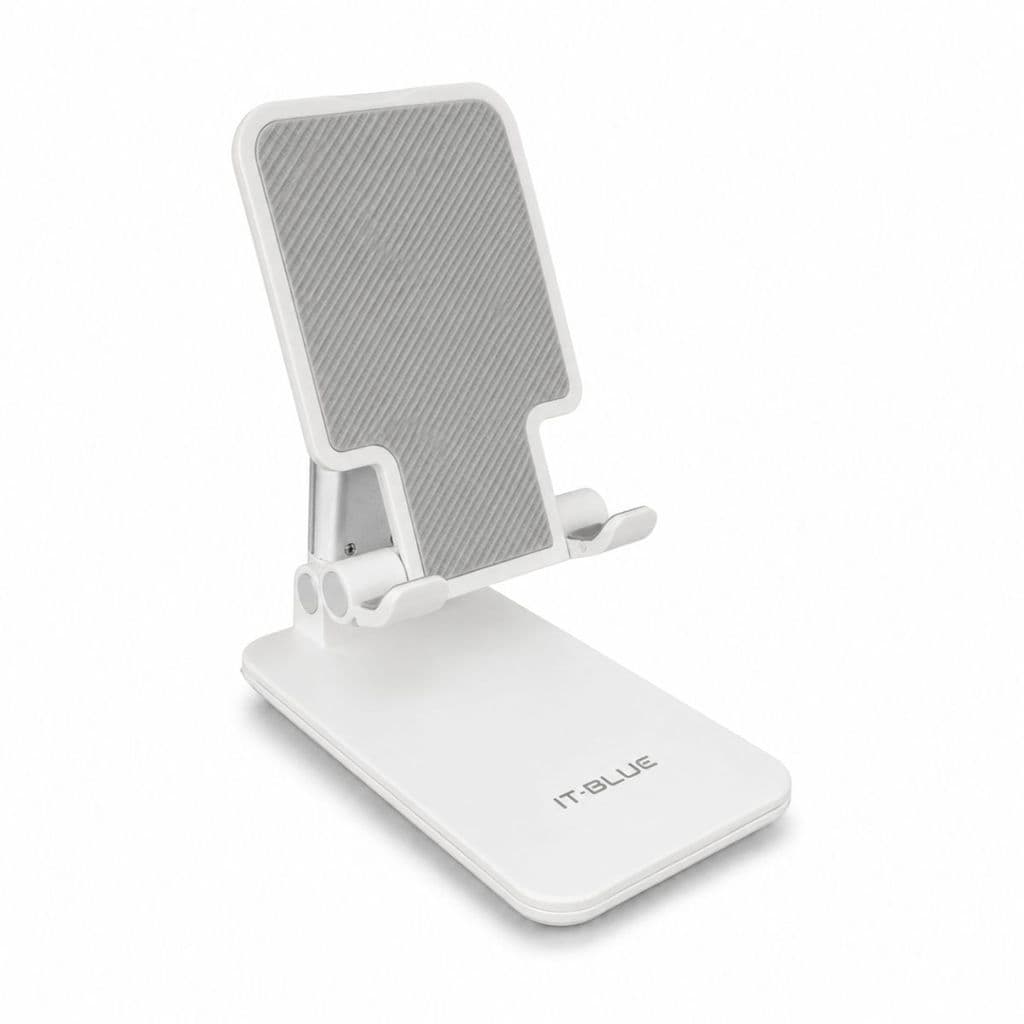 Suporte de Mesa Dobrável Branco Universal Celular It Blue