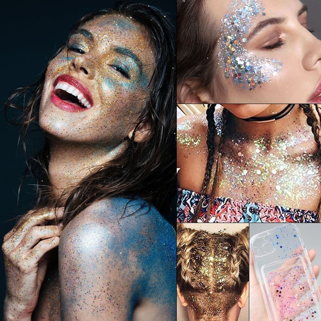 Venda quente pérola borboleta gel lantejoulas Glitter maquiagem para os olhos rosto loção corporal gel mostrar boate maq
