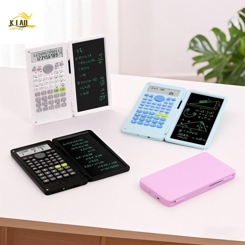 Calculadora Científica KLAOSD , Calculadoras De Função 2 Em 1 Com Tela Grande E Tablet , Prática