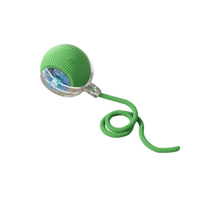 Brinquedo inteligente gato auto-salto bola cão deslizante aliviar o tédio automático atacado provocando pronto estoque g