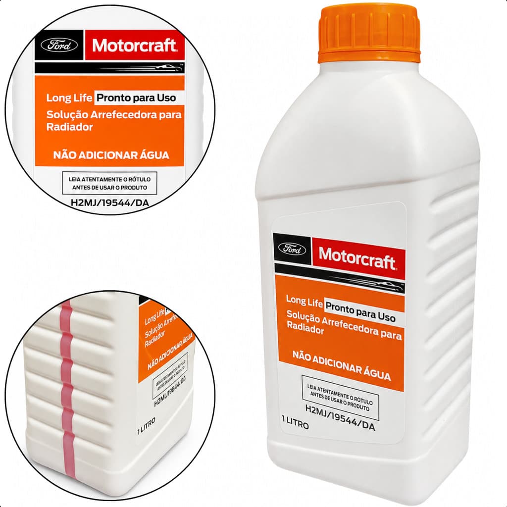 Aditivo Radiador Pronto Uso Long Life1 Litro Original Ford Motorcraft