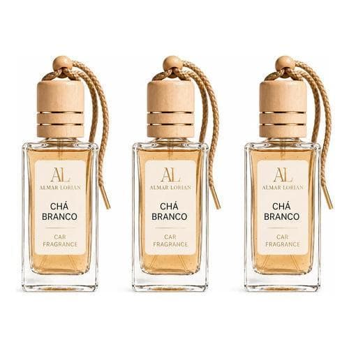 3un Perfume Automotivo 10ml Aromas De Luxo Cheirinho Carro Longa Duração
