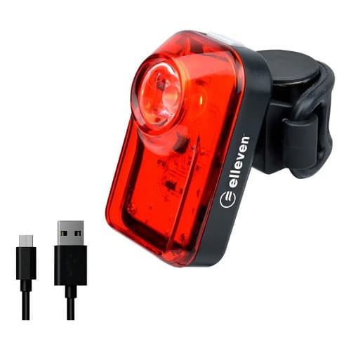 Vista Light Superflash Elleven Traseiro 70 Lúmens Cor Preto Vermelho