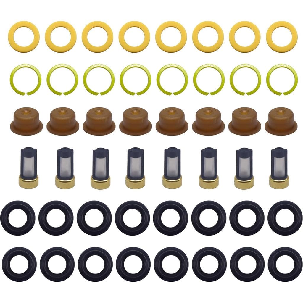 Kits de Vedação para Injetores de Combustível HiSport Compatíveis com Veículos Ford, Lincoln, Mercury - 4.6L 5.0L 5.4L 5