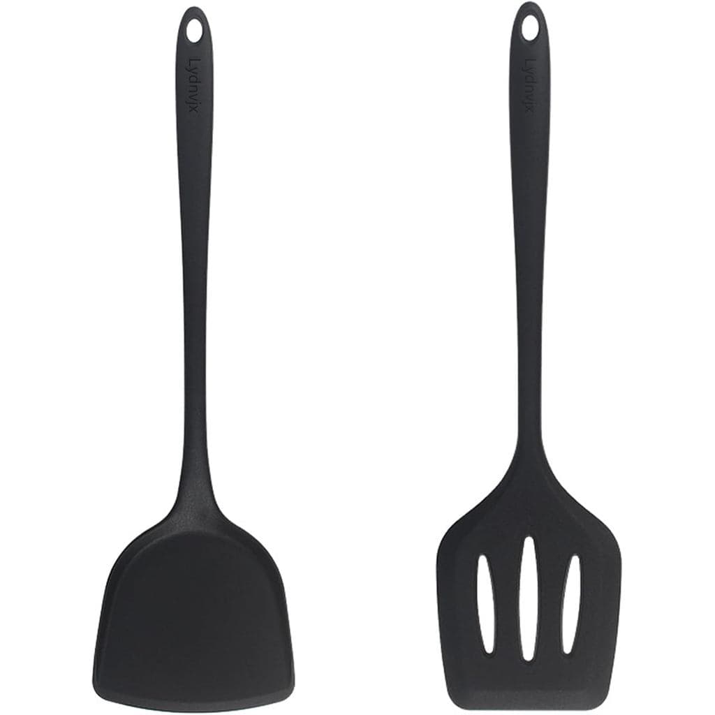 2 Espátulas de Silicone, Espátula de Borracha de Grau Alimentício, Espátulas de Silicone Resistentes ao Calor, Usadas pa