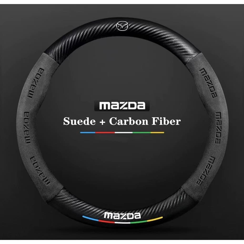 [Produtos em estoque] Capa de volante Mazda CX3 CX9 CX5 CX8 Mazda6 MX-5 CX30, capa de volante estilosa, acessórios para