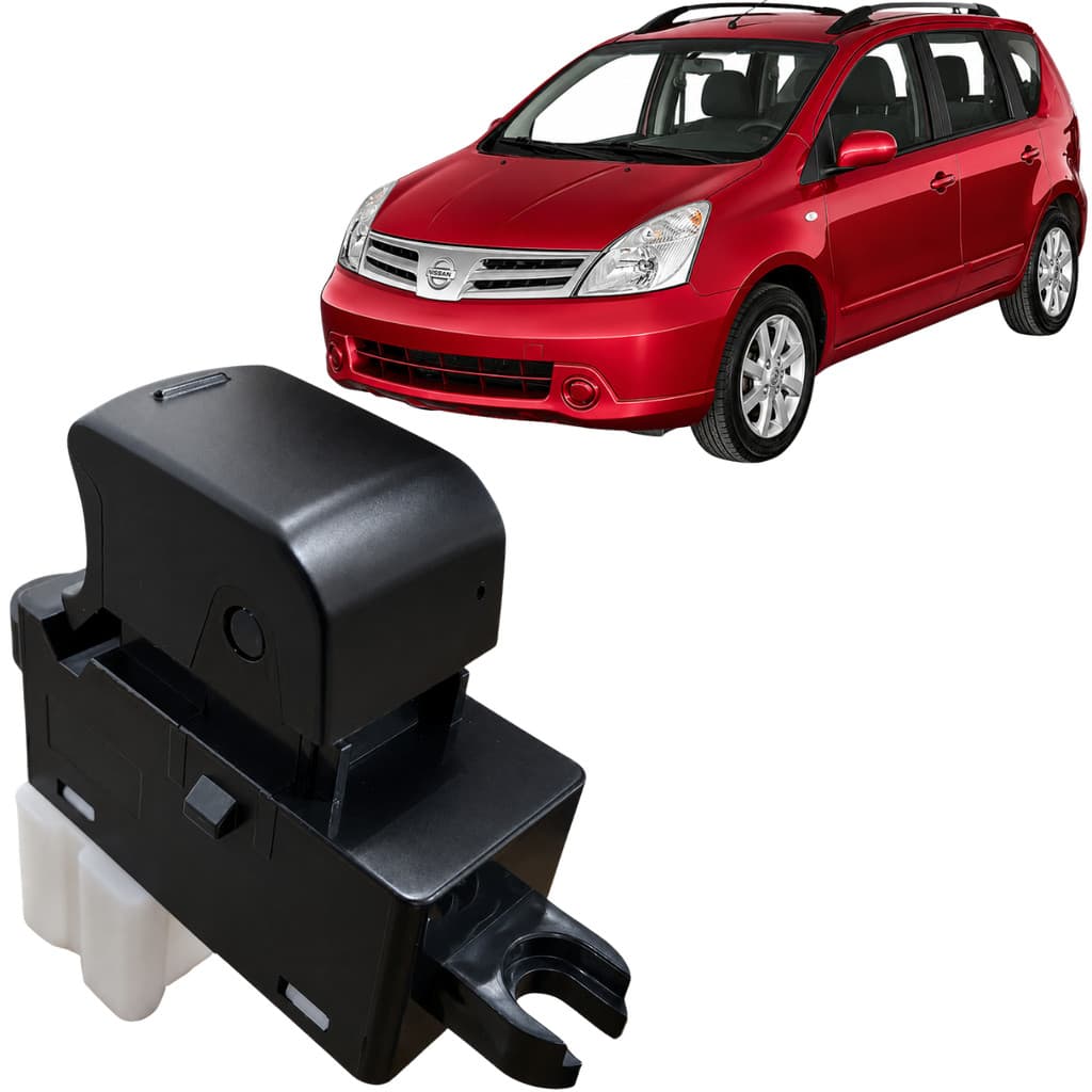 Botão Interruptor Comando Vidro Elétrico Nissan Livina 2009/