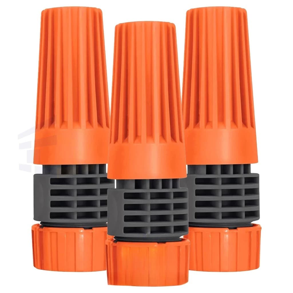 Kit 3 Unidades Esguicho Spray para Mangueira 1/2 Irrigação Regar Jardim Engate Rosqueado -Tramontina