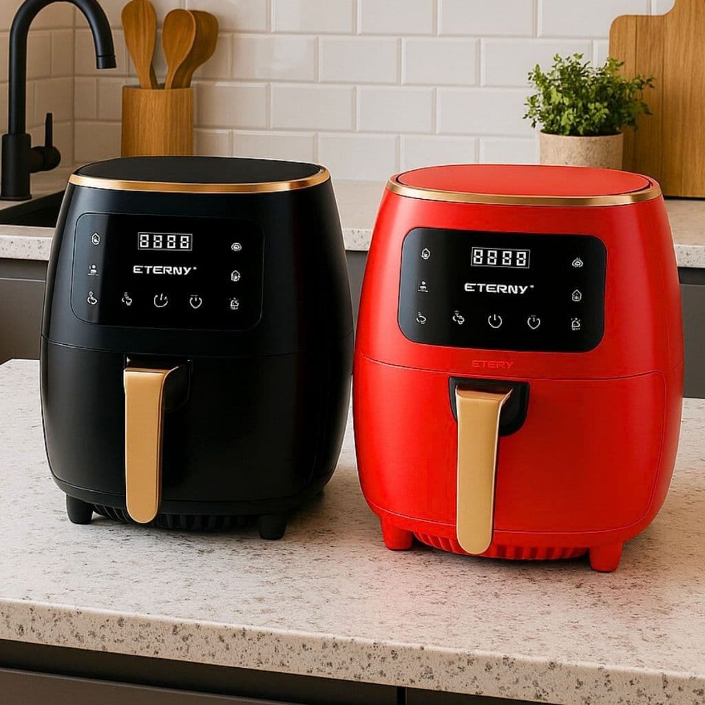 Air Fryer Fritadeira Elétrica Cesto Quadrado 4L ou 4,5L Eterny 1100W